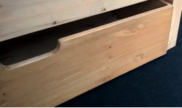 Pine Under Bed Storage Drawers